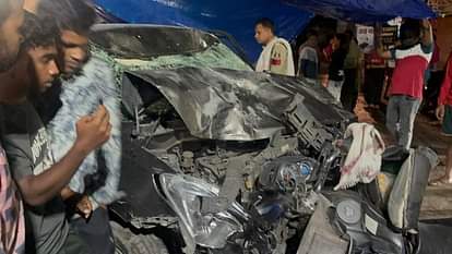 Korba Accident: नशे की हालत में चालक ने सड़क पर दौड़ाई कार, हादसे में दो लोगों की गई जान, तीन घायल Drunk driver drove the car on the road, two people died in the accident
