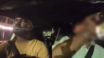 Viral Video: कैब में सवारी पी रही थी शराब, बीच सड़क पर फेंकी बोतल, ड्राइवर ने उठाई आपत्ति, बनाया वीडियो Passenger was drinking alcohol in the cab threw the bottle on the road driver objected and made a video