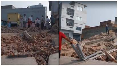 Greater Noida: चार मंजिला निर्माणाधीन मकान भर-भराकर गिरा, दो मकान भी हुए क्षतिग्रस्त; करोड़ों रुपये का नुकसान A four-storey under-construction house collapsed in Dadri two houses also damaged