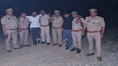Saharanpur: मुठभेड़ में 50-50 हजार के दो इनामी बदमाश गिरफ्तार, सुरेश राणा हत्याकांड से था कनेक्शन Encounter: Two 50,000-Reward Criminals Arrested in Suresh Rana Murder Case