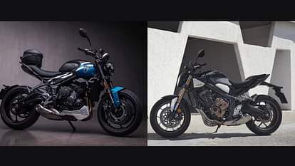 Bike Comparison: Honda CB650R को सीधी टक्कर देगी नई Triumph Trident 660, जानें कौन है बेहतर बाइक 2025 triumph trident 660 launch price features updates
