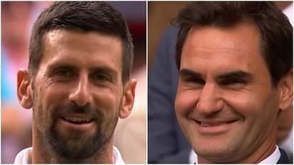 Wimbledon: 'श्राप खत्म हुआ', सात बार के विंबलडन विजेता जोकोविच ने आठ बार के चैंपियन फेडरर पर इस तरह ली चुटकी Wimbledon 2025: Novak Djokovic reached last-eight by defeating Alex Di Minor, took dig at Roger Federer, Video