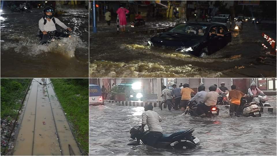 Heavy Rain in UP: सड़कें जलमग्न...डूब गई रेलवे लाइन, आफत बनकर बरसे मेघ, अगले 48 घंटे मूसलाधार बारिश का अलर्ट Heavy rain alert for next 48 hours UP Weather new update monsoon prediction