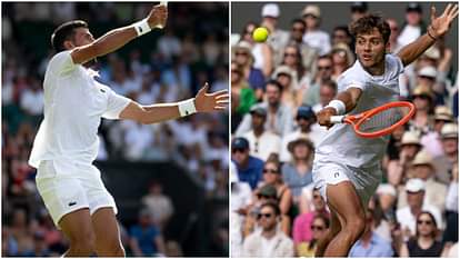 Wimbledon: जोकोविच रिकॉर्ड 14वीं बार सेमीफाइनल में पहुंचे, कोबोली को कठिन मैच में हराया, अब सिनर से होगा सामना Wimbledon 2025: Novak Djokovic reaches semifinal for record 14th time, defeats Cobolli, will face Sinner