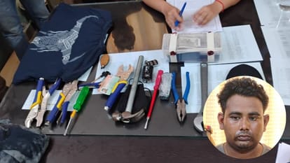 वाराणसी में चोर गिरफ्तार: तीन जिलों की पुलिस कर रही थी तलाश, नकदी, सोना सहित औजार बरामद; कई मामले हैं दर्ज Thief arrested in Varanasi Police of three districts were searching for him cash gold and tools recovered