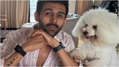 Kartik Aaryan: डॉग 'कटोरी' के साथ कार्तिक ने शेयर की तस्वीर, हाथ में बने नए टैटू पर गई फैंस की नजर kartik aaryan new moon phase tattoo symbolic meaning instagram post raksha bandhan