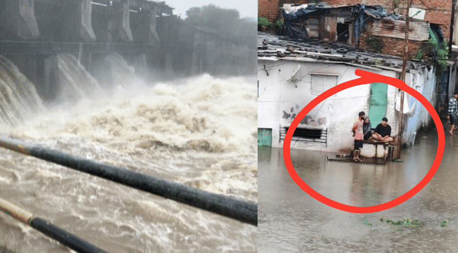 Indore News: इंदौर की बस्तियां डूबी, तालाब ओवरफ्लो, सड़कों पर नदियों जैसा मंजर indore news heavy rainfall floods imd mausam barish weather alert