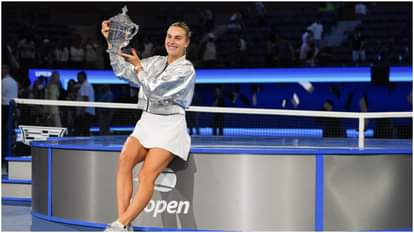 US Open: ग्रैंडस्लैम में 100वीं जीत के साथ सबालेंका ने बरकरार रखा यूएस ओपन का खिताब, हासिल की उपलब्धियां Aryna Sabalenka clinched her second straight US Open title defeating Amanda Anisimova check full stats