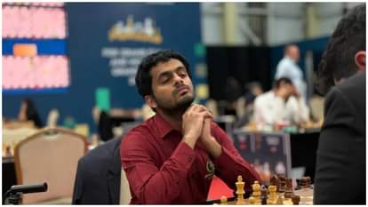 FIDE Grand Swiss Chess: फिडे ग्रैंड स्विस में निहाल शीर्ष पर काबिज, मघसूदलू को चौंकाया, वैशाली का भी जलवा FIDE Grand Swiss Chess: Nihal Stuns Maghsoodloo To Join Leaders; Vaishali top the FIDE Grand Swiss