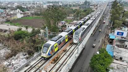 Meerut: इंतजार हुआ खत्म, सामने आई बड़ी खबर, जानें शहर में कब से चलेगी मेट्रो ट्रेन और नमो भारत Meerut: Rapid train can run in the city during Navratri, trial run intensified, know what new update