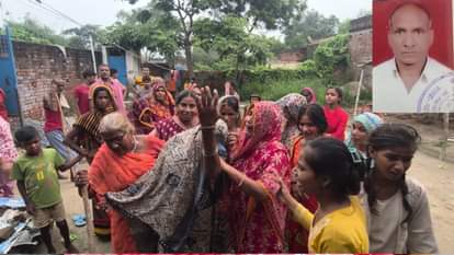 गाजीपुर में वृद्ध की हत्या: सोते समय गोली मारकर उतारा गया मौत के घाट, चारपाई पर खून से लथपथ मिला शव old man shot dead during sleeping in Ghazipur