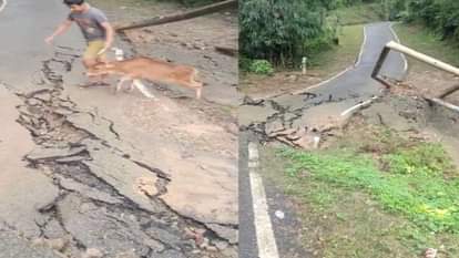 Himachal: नाला पार करते पानी के तेज बहाव में बह गए चचेरे भाई, एक की मौत, दूसरा लापता, थुरल के भूस्खलन Himachal rain: Cousin brothers were swept away by the strong current of water while crossing the drain, one de
