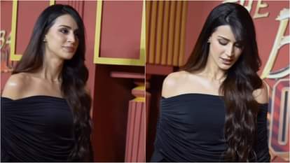 The Bads of Bollywood: आर्यन खान के डेब्यू शो की स्क्रीनिंग में पहुंचीं रूमर्ड गर्लफ्रेंड लारिसा, वीडियो वायरल Aryan Khan Rumoured girlfriend Larissa bonesi Spotted at The Bads of Bollywood Show Screening Photos Viral