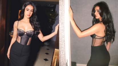 Disha Patani: ब्लैक ड्रेस में दिशा पाटनी ने शेयर कीं खूबसूरत तस्वीरें, यूजर्स ने जमकर की तारीफ Disha Patani shares photos in black dress fans call her hottest girl