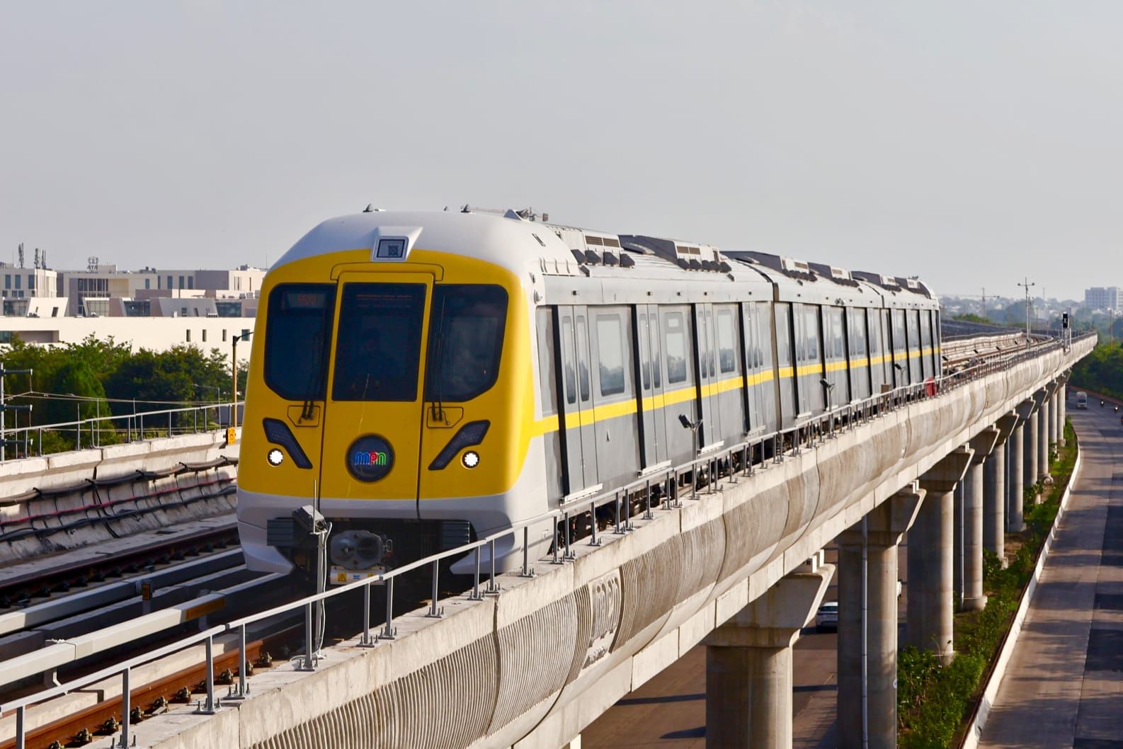 Indore: A four-kilometer trial run of the metro train in Indore, two years ago it was conducted for six kilome