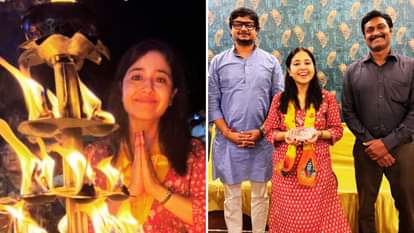 Actress Shweta Tripathi: काशी पहुंचीं वेब सीरीज मिर्जापुर की गोलू, किया गंगा पूजन; ली चाय की चुस्की Actress Shweta Tripathi from web series Mirzapur arrives in Kashi worships Ganga River and sips tea