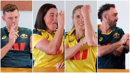 IND vs AUS VIDEO: ऑस्ट्रेलिया की घटिया चाल, मार्श-मैक्सवेल-हेजलवुड ने भारत की 'नो हैंडशेक' नीति का उड़ाया मजाक Australia Players Mock India’s No-Handshake Policy Against Pakistan Ahead of ODI Series – Video