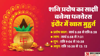 Indore: इंदौर में शनिवार को मनाई जाएगी धन तेरस, दुल्हन की तरह सजे बाजार Indore: Dhanteras will be celebrated in Indore on Saturday, markets decorated like brides.