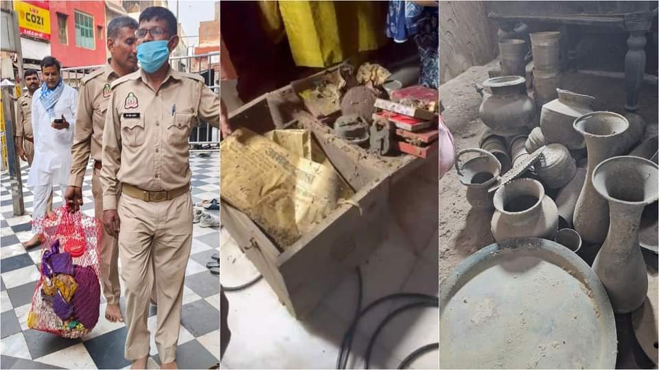 UP: 54 साल बाद खुला बांकेबिहारी मंदिर का खजाना...सांपों का जोड़ा, आभूषणों के बाॅक्स; दृश्य देखकर सभी रह गए दंग Banke Bihari Temple News: Banke Bihari Temple treasure opened after 54 years in vrindavan in mathura