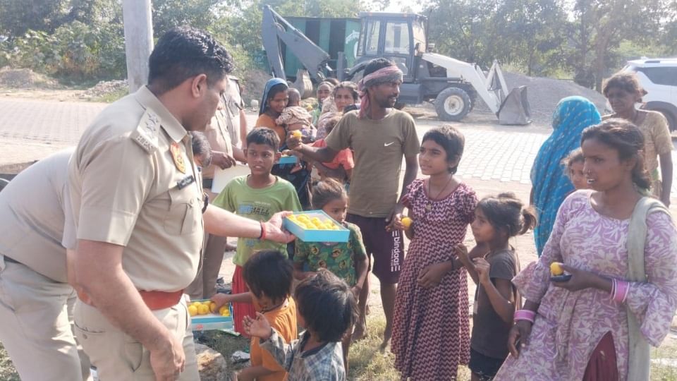 Haryana Police celebrated Diwali in unique way sharing joy with children and elderly