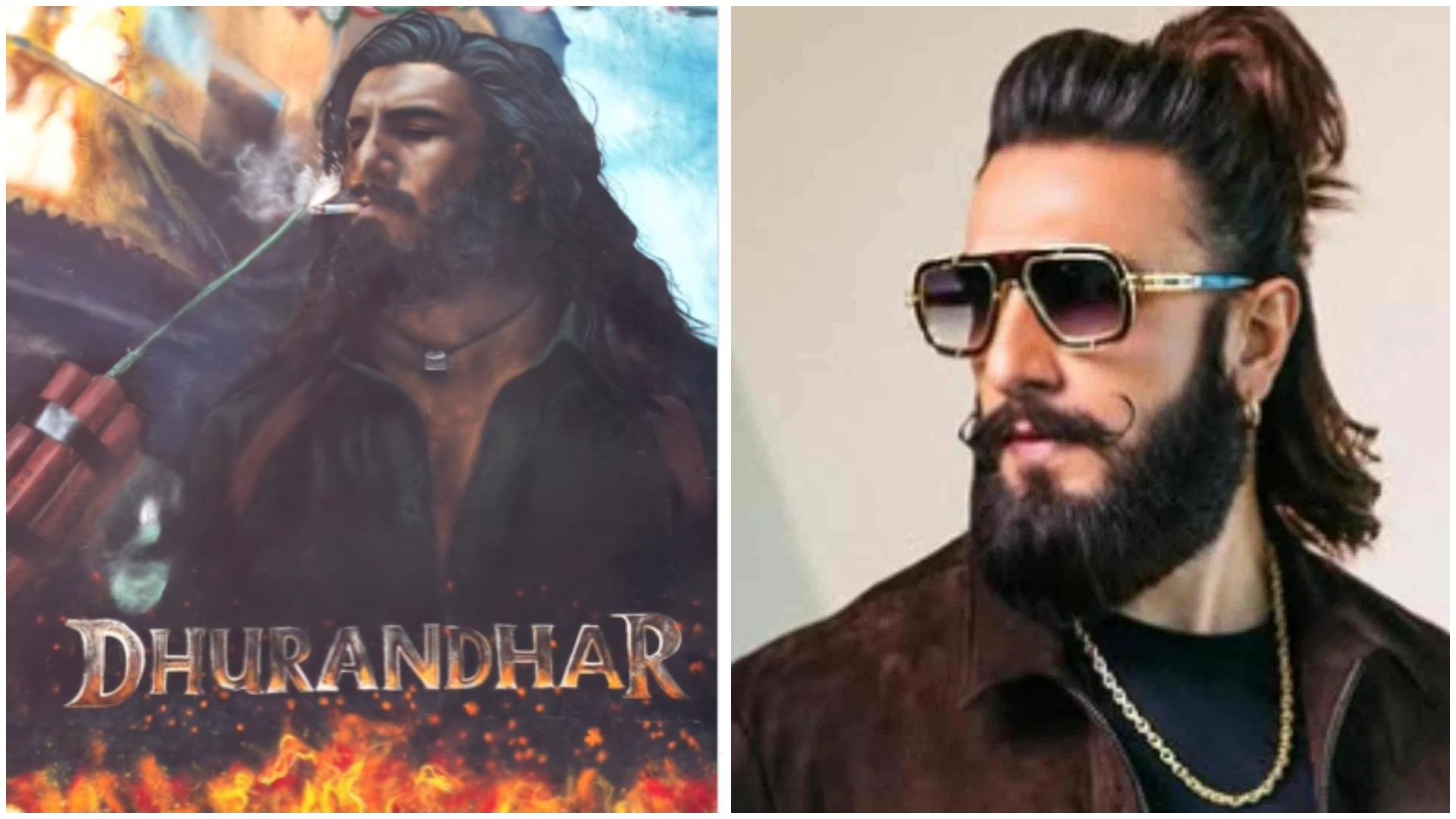 Ranveer singh film dhurandhar title track craze between fans make actor biggest rangoli