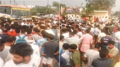 ग्रेनो में खूनी संघर्ष: दिवाली पर नाली के पानी को लेकर विवाद, दो की गोली मारकर हत्या, लोगों ने सड़क की जाम Two shot dead in Greater Noida over drain water dispute on Diwali