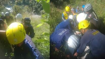 Uttarkashi Accident: अनियंत्रित होकर 120 मी. नीचे यमुना नदी में जा गिरा वाहन, दर्दनाक हादसे में चालक की मौत Dumper falls into Yamuna river driver dies on the spot Uttarkashi Uttarakhand News Diwali 2025