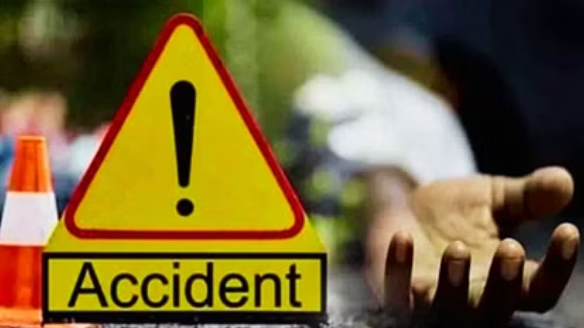 A young man died on the spot after being hit by a speeding bus at Raipur Collectorate Chowk