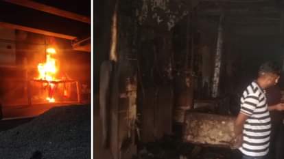 UP: इन हाउस कैफे में लगी भीषण आग, लाखों का नुकसान; दमकल ने कड़ी मशक्कत के बाद पाया आग पर काबू A massive fire broke out at an in-house cafe in Pilkhuwa, Hapur, causing losses worth lakhs.