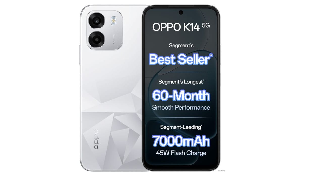 oppo k14 5g review price specs lag killer smartphone under 25000 tech review