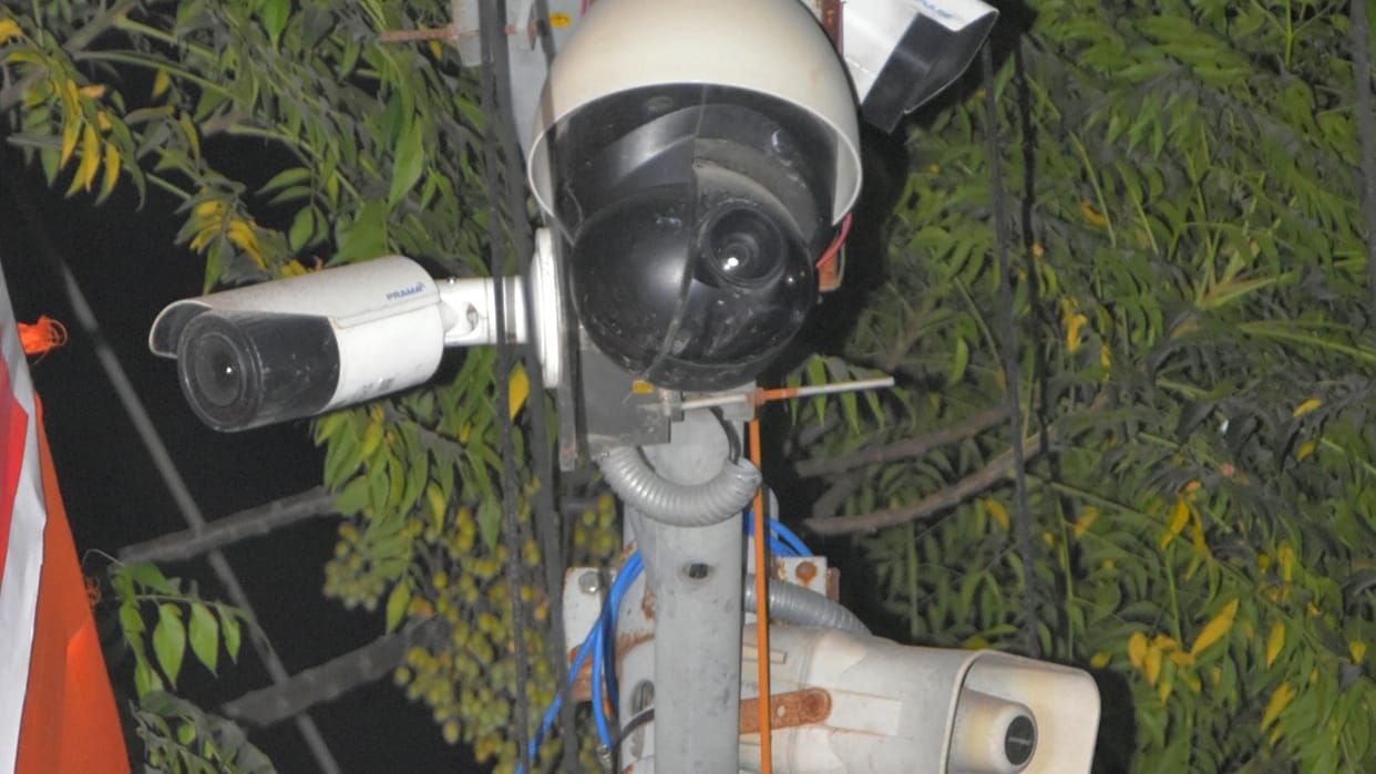 Monkeys are damaging the city Smart City CCTV cameras in Bareilly