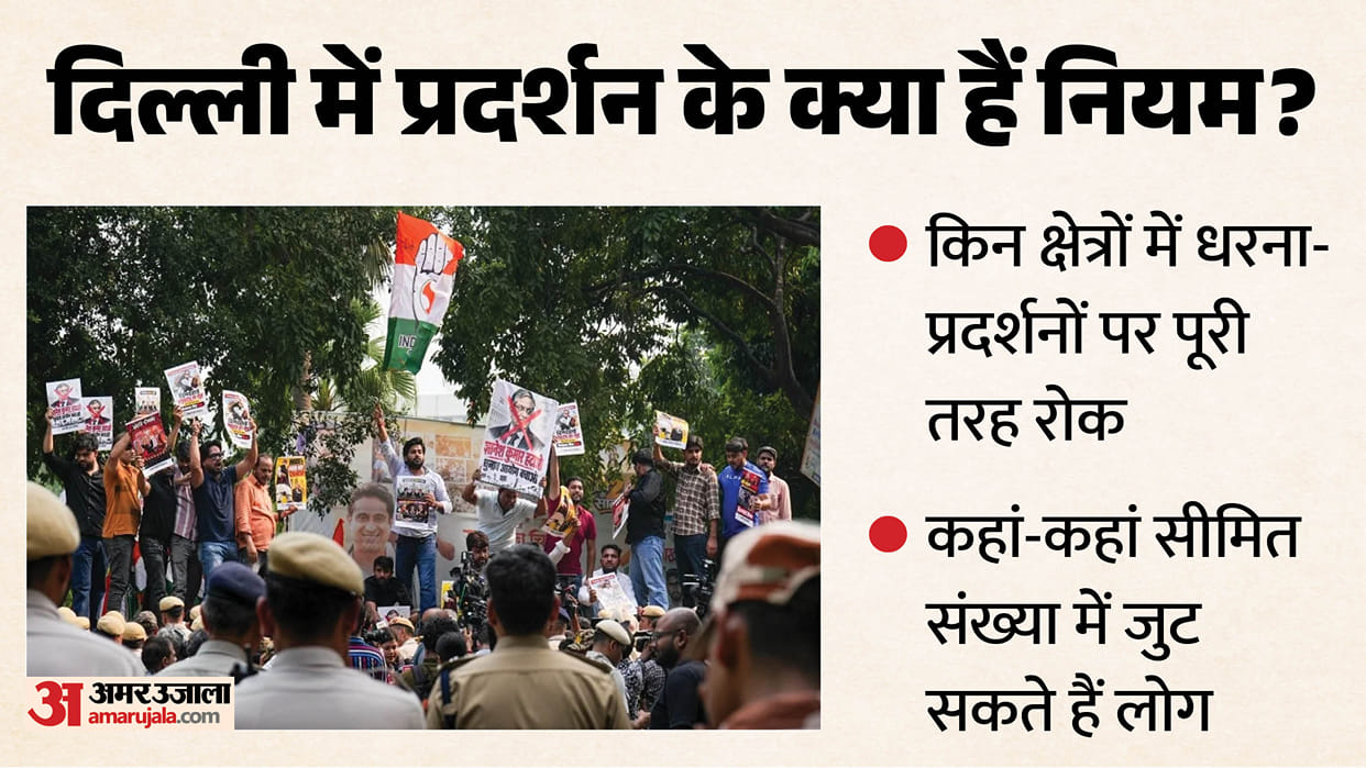 Know rules for protests in Delhi