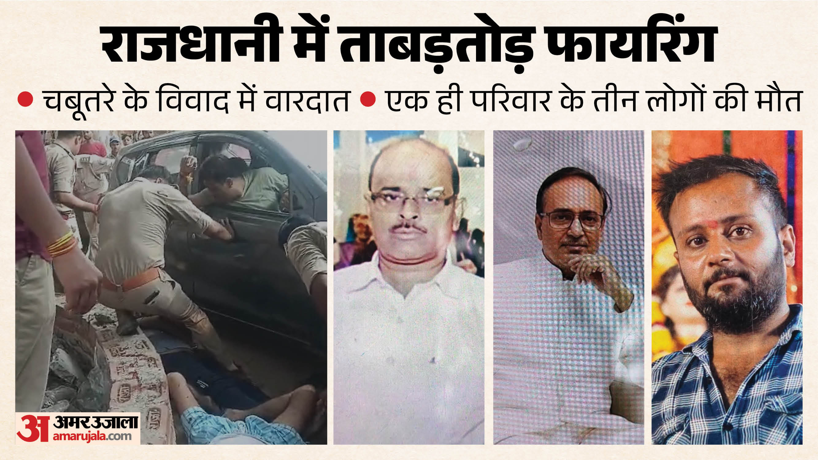 लखनऊ में तीन लोगों की मौत।
