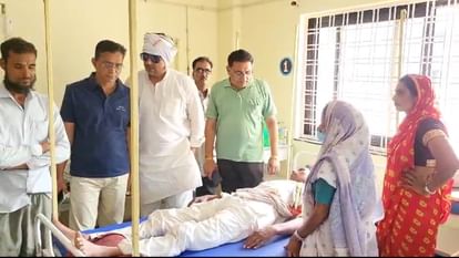 The farmer tried to commit suicide after his crop which he had taken loan was destroyed