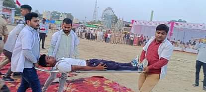 Gonda News: सायरन बजते ही लेट गए, खतरा देख मजबूत इमारत में छिपे As soon as the siren sounded, they lay down and seeing the danger, they hid in a strong building
