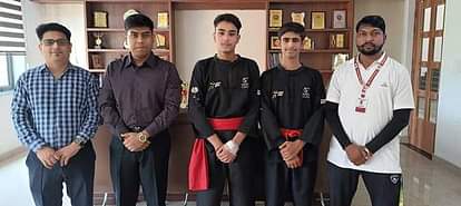 Rohtak News: खेलो इंडिया यूथ गेम्स के लिए युवराज कादयान व सक्षम शर्मा आज होंगे रवाना Yuvraj Kadyan and Saksham Sharma will leave today for Khelo India Youth Games.