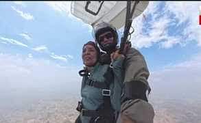 Mahendragarh-Narnaul News: 80वें जन्मदिन पर महिला ने स्काइडाइविंग कर रचा इतिहास Woman creates history by skydiving on her 80th birthday
