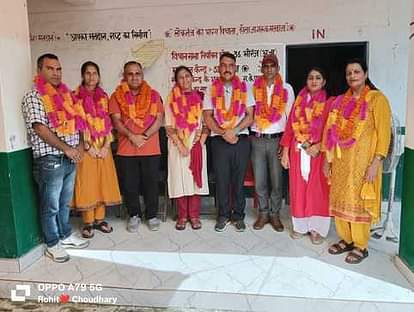 Hamirpur (Himachal) News: राजेंद्र बने प्राथमिक शिक्षक संघ भोरंज के खंड प्रधान Rajendra becomes section head of Primary Teachers Association Bhoranj