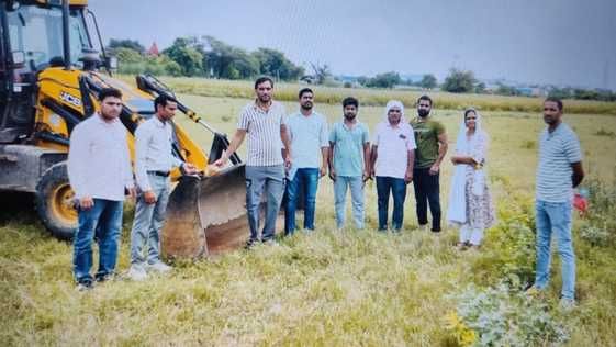 Construction of sports stadium started on 4.5 acres of land in Joniyavas with Rs. 70 lakh