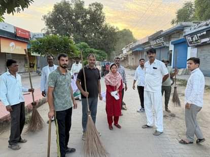 Mahendragarh-Narnaul News: कनीना ने चलाया स्वच्छता अभियान Kanina launched cleanliness drive