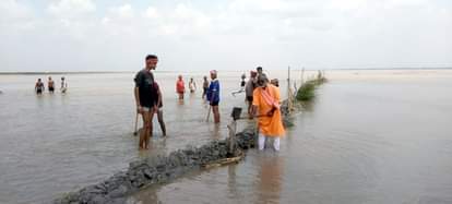 Bijnor News: नहीं रुक रहा कटान, कम पड़ रहे इंतजाम Cutting is not stopping, arrangements are falling short