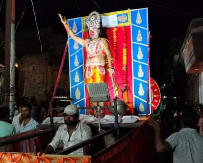 Farrukhabad News: सांझी महोत्सव की झांकियों ने मोहा मन Tableaux of Sanjhi Festival mesmerized the mind