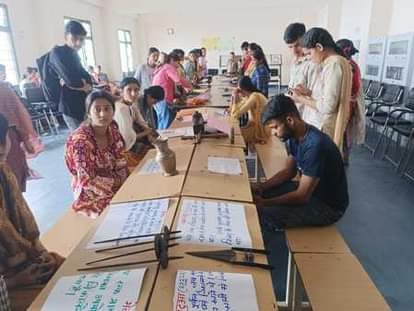 Sirmour News: कफोटा कॉलेज में पुराने औजार किए प्रदर्शित Old tools displayed at Kafota College