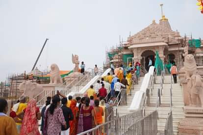 Ayodhya News: पहली बार जगमग होगा राम मंदिर का 70 एकड़ परिसर The 70-acre Ram Temple complex will be illuminated for the first time