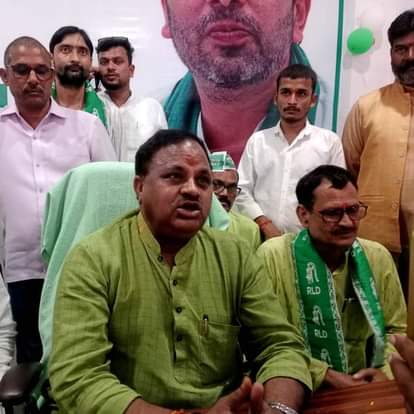बिहार के चुनाव में एनडीए का समर्थन करेगा रालोद : अनिल दुबे RLD will support NDA in Bihar elections: Anil Dubey