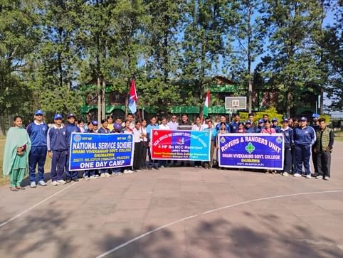 Kirtika and Ambika secured first place in the Rangoli competition.