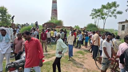 Bihar: ईंट-भट्ठे के गड्ढे में ईंटों से दबा मिला महिला का शव, इलाके में सनसनी; हत्या की आशंका siwan woman body found buried under bricks in brick kiln guthni darela village murder suspected