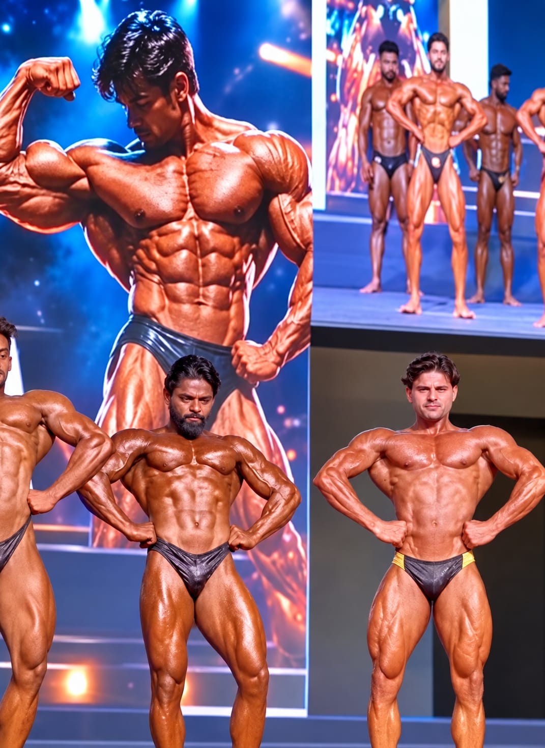 Chaman won a bronze medal in bodybuilding.