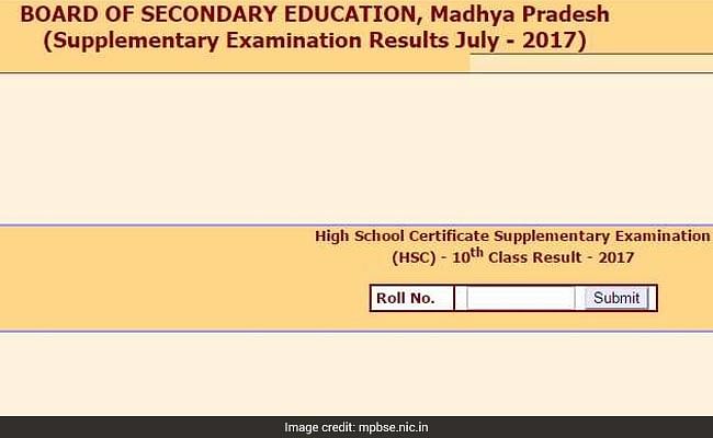 MPBSE Class X Supplementary Result 2017: Declared, Know How To Check Scores