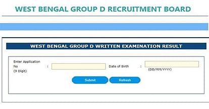 West Bengal Group D Result 2017 Declared